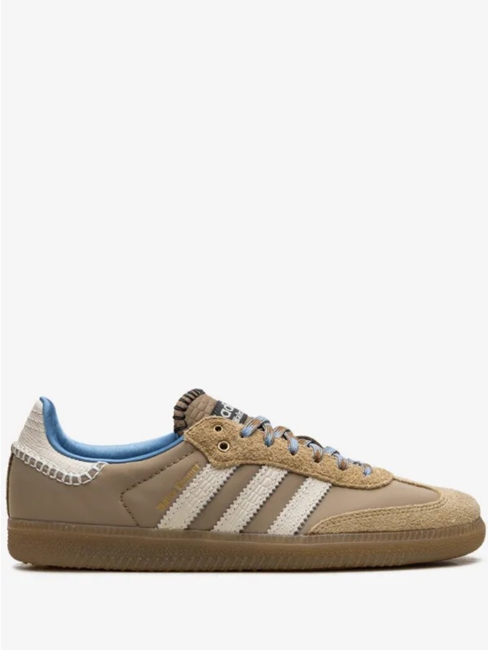 ADIDAS X WALES BONNER SAMBA “DESERT WHITE” SNEAKERS WOMENS 7/MENS 5.5